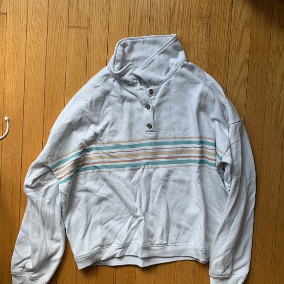 American Eagle Outfitters White Crew Neck Sweater - Picture 1 of 4